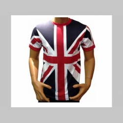 UNION JACK- Britská vlajka, obojstranné celofarebné pánske tričko 100%bavlna 